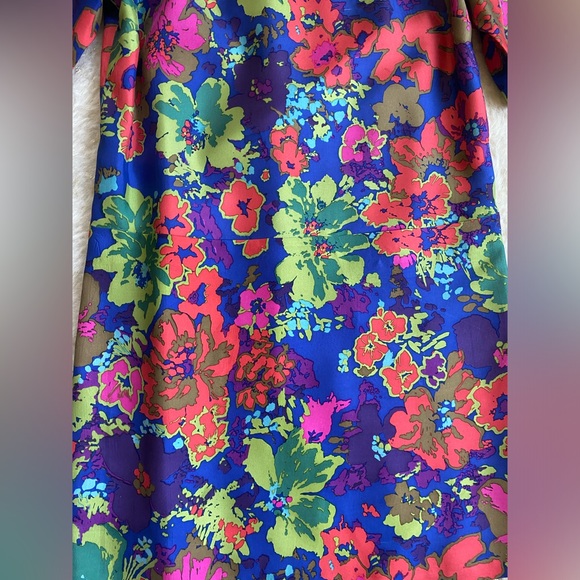 J Crew Silk Shift Dress with Pockets - Picture 6 of 10